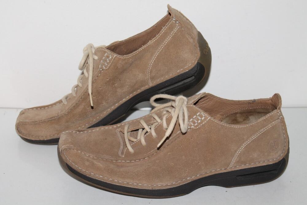 Cole Haan Air Oxford Shoes Mens 9.5, Tan Suede Leather, Quiet Luxury, Preppy